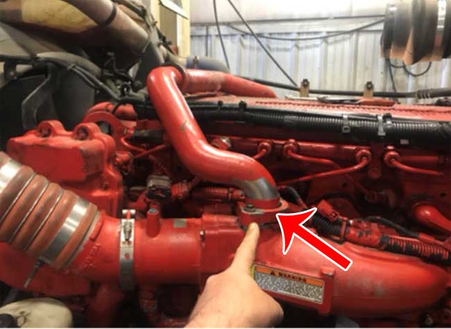 Cummins EGR block off - cold side