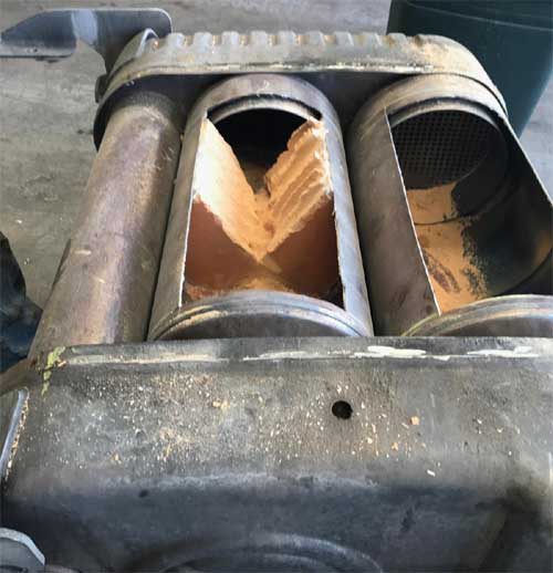Detroit Diesel onebox SCR hollow out.