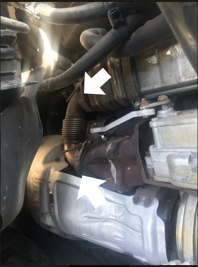 Detroit Diesel EGR block off - hot side