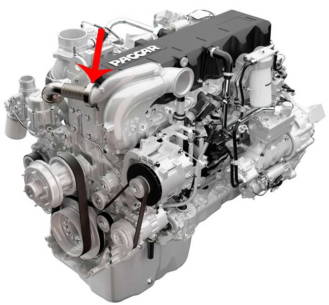 Paccar MX13 EGR block off - cold side